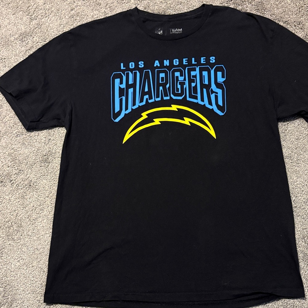 Team Apparel Black Cotton T-Shirt